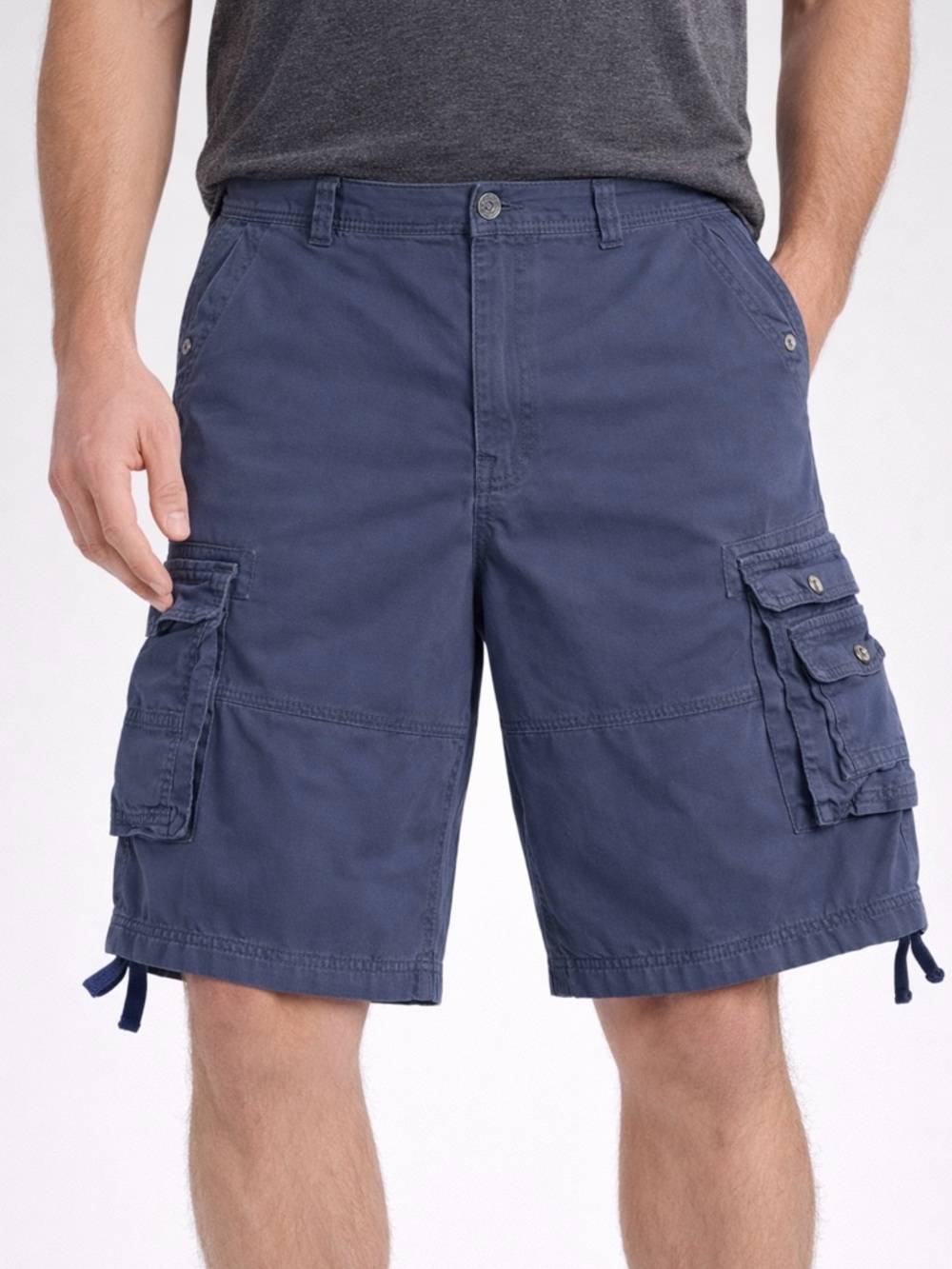 M Society Cargo Shorts Men’s Size 38 Blue Utility Casual Outdoor